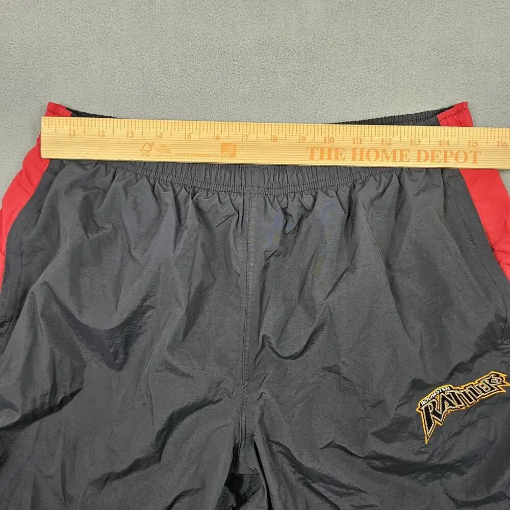 Vintage Rochester Rattlers Track Pants Men’s M New Balance Black MLL Y2K